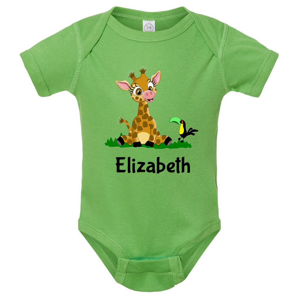 Personalized Giraffe Onesie