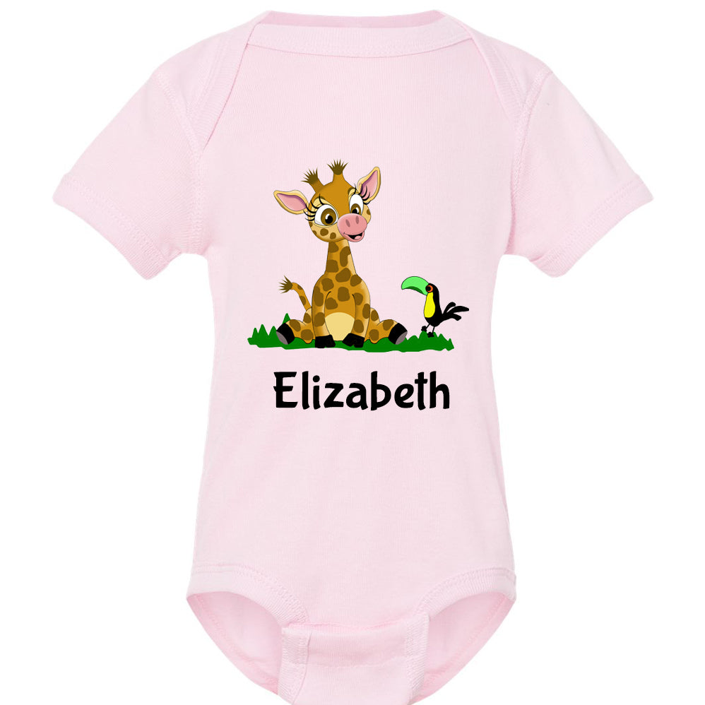 Personalized Giraffe Onesie