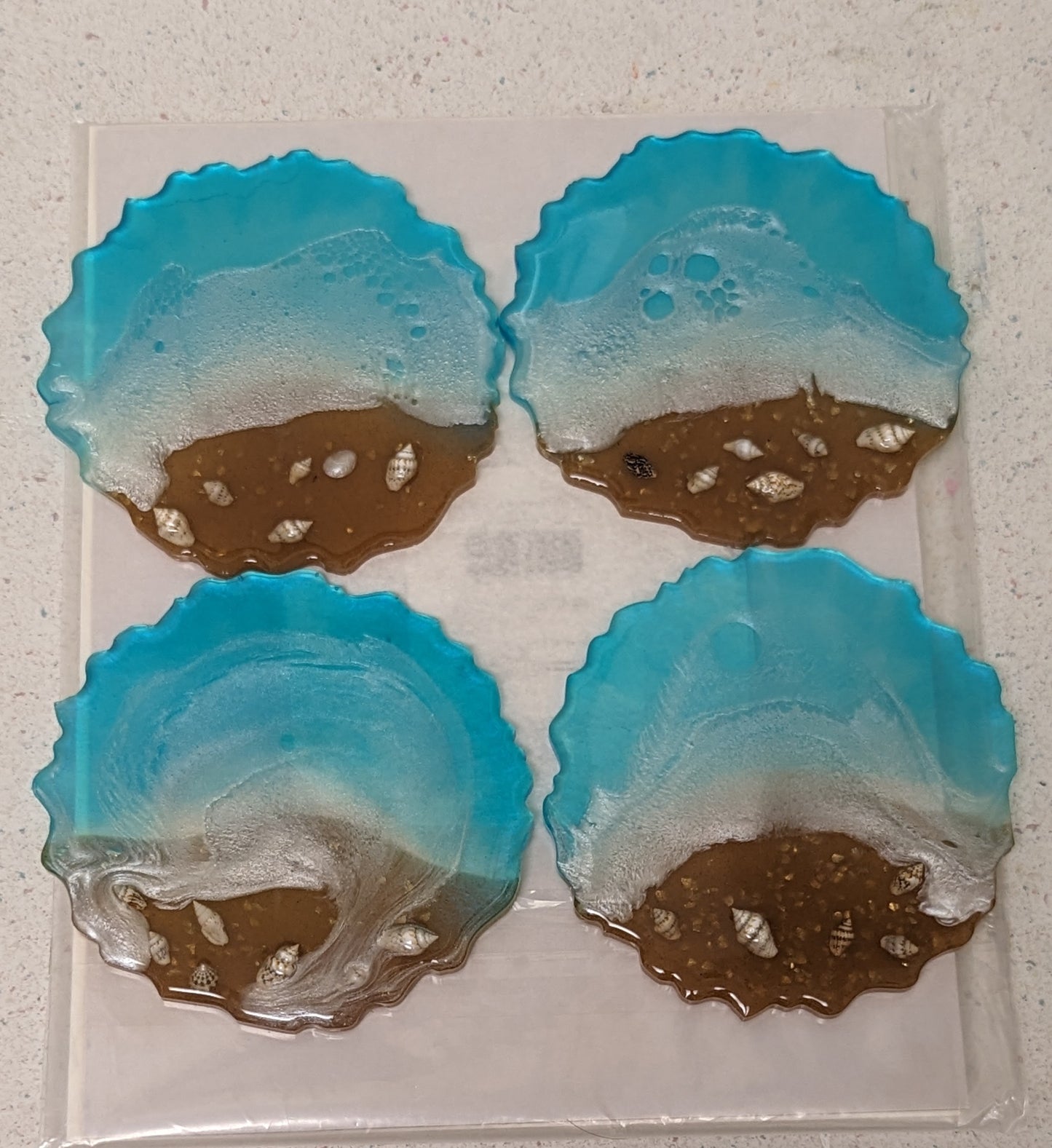 Seashell Coaster Set