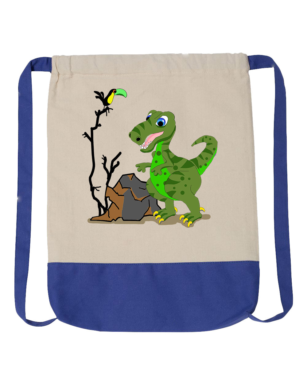 T-Rex Drawstring Backpack