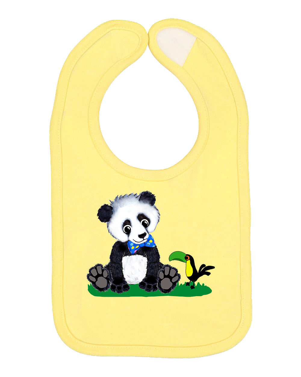 Boy Panda on Bib