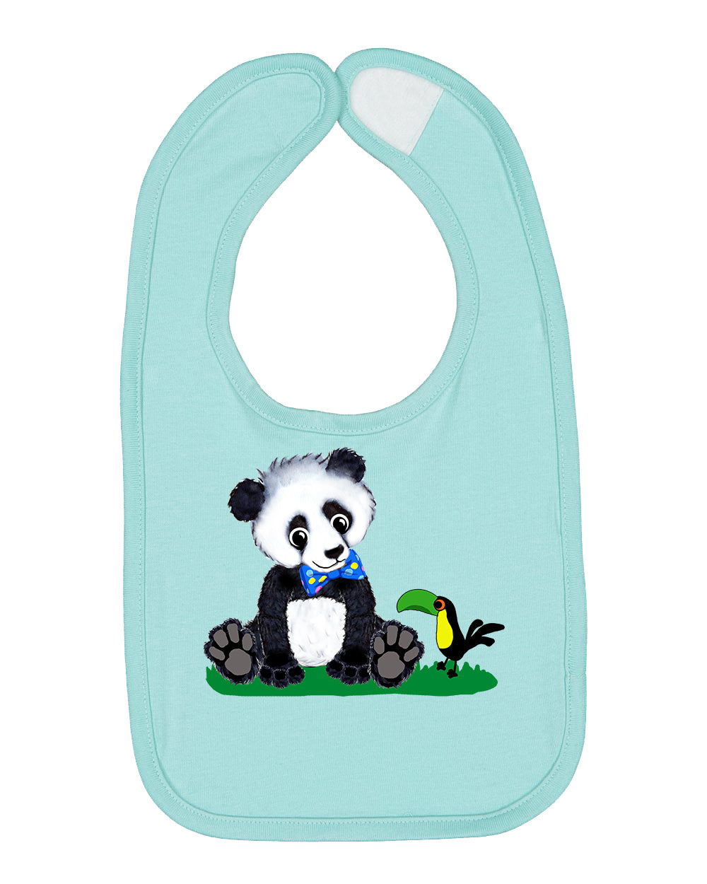 Boy Panda on Bib