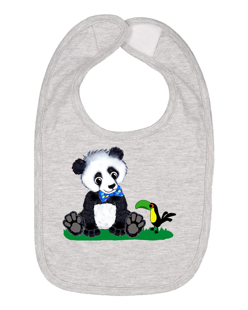 Boy Panda on Bib
