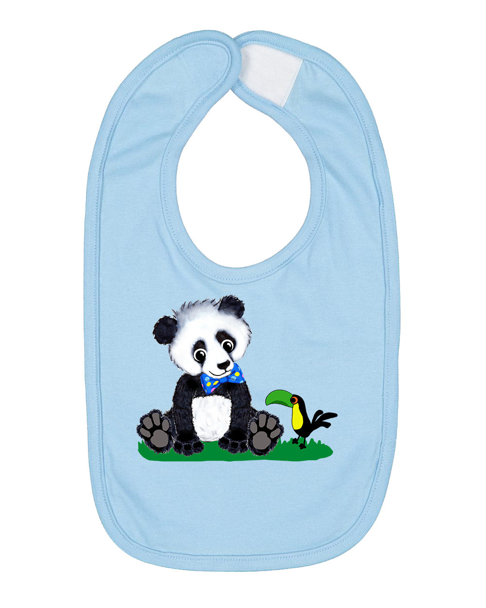 Boy Panda on Bib