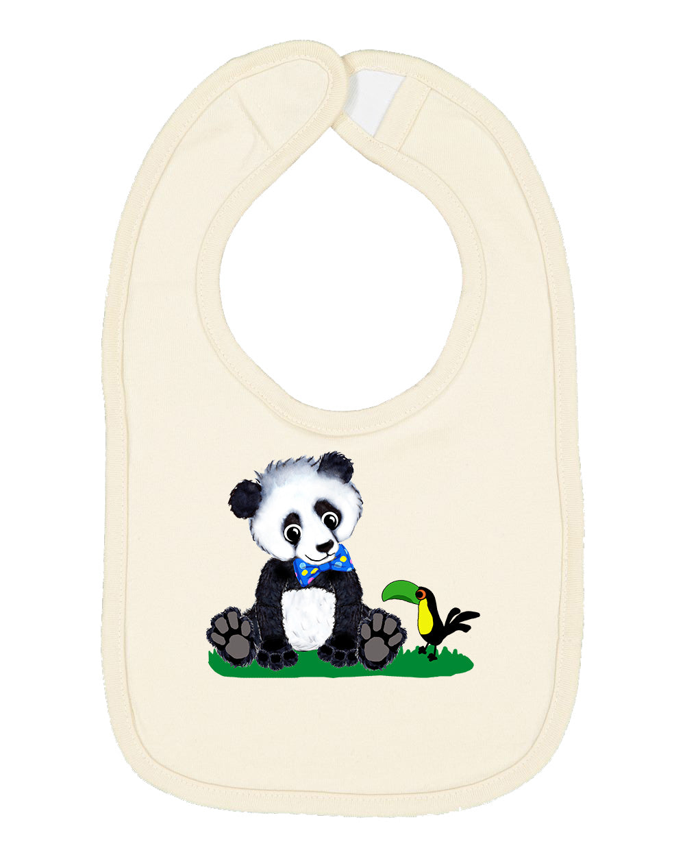 Boy Panda on Bib