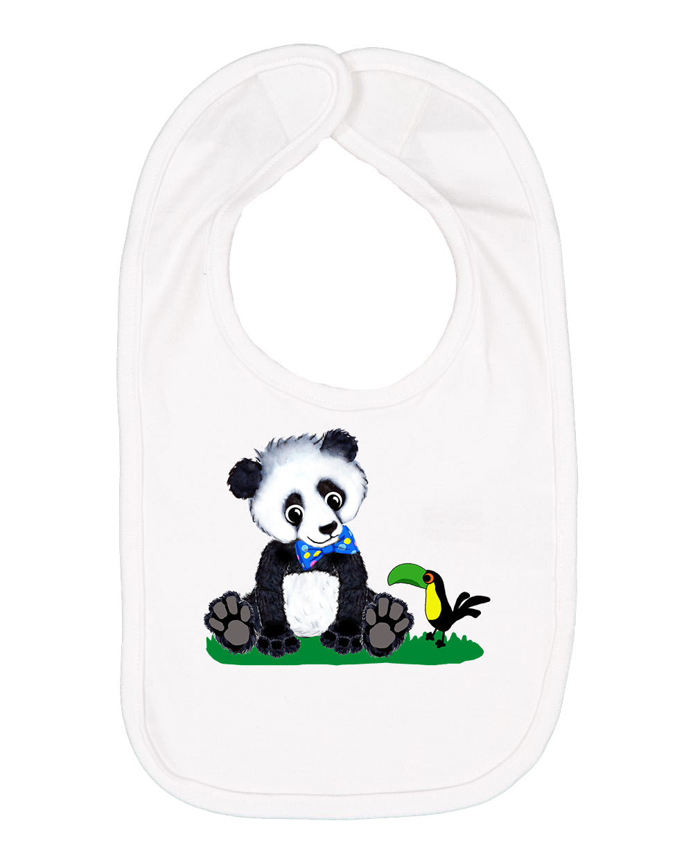 Boy Panda on Bib