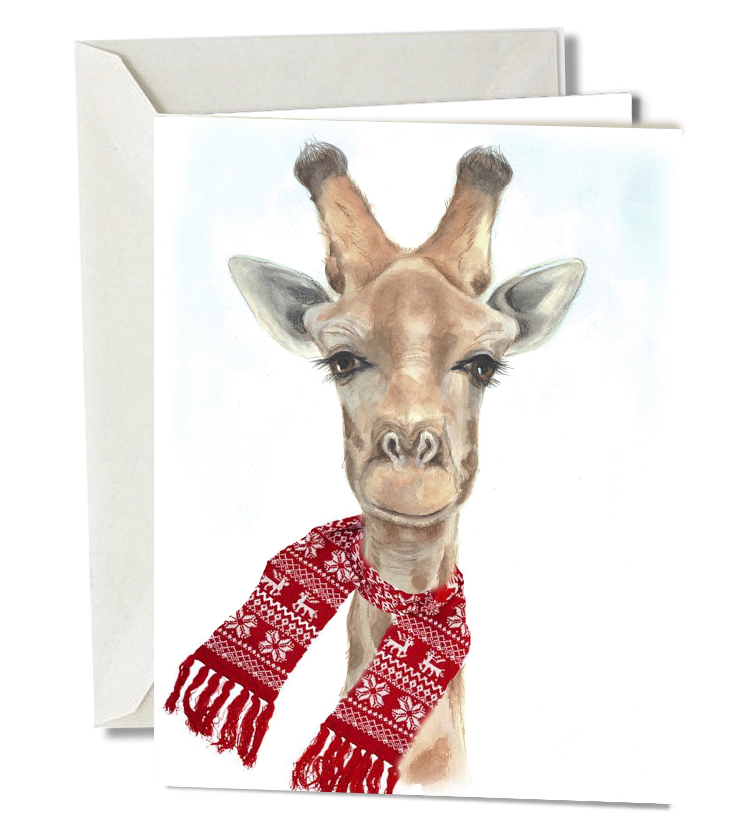 African Animal Holiday Note Cards