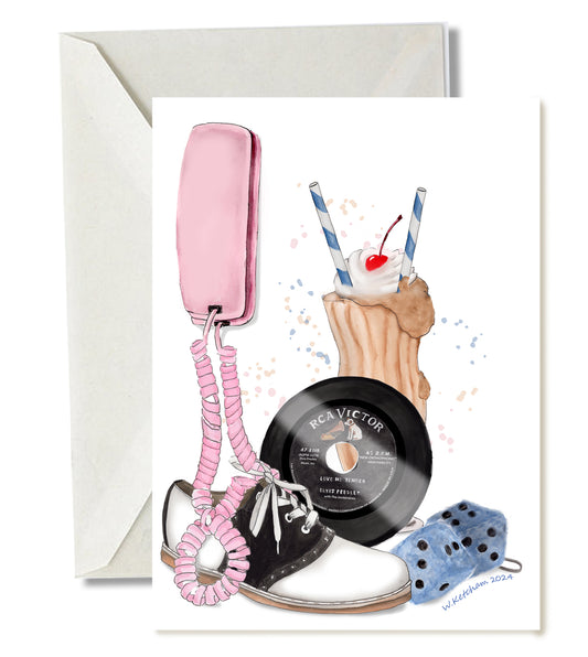 Fifties Notecard