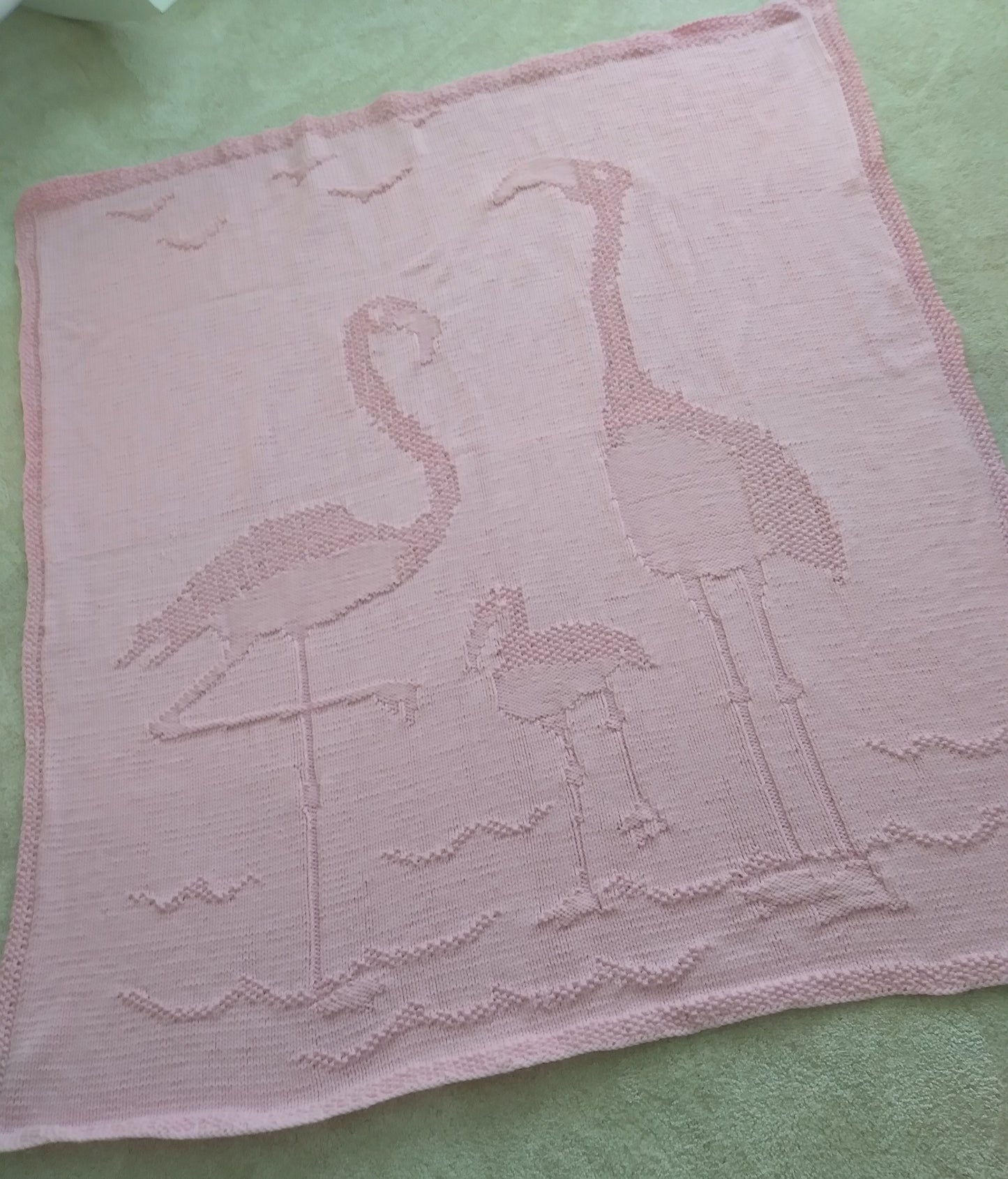 Flamingo Afghan