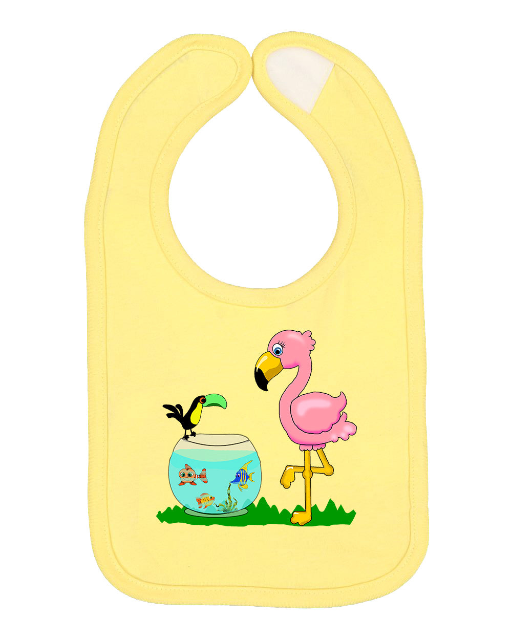 Flamingo on Bib