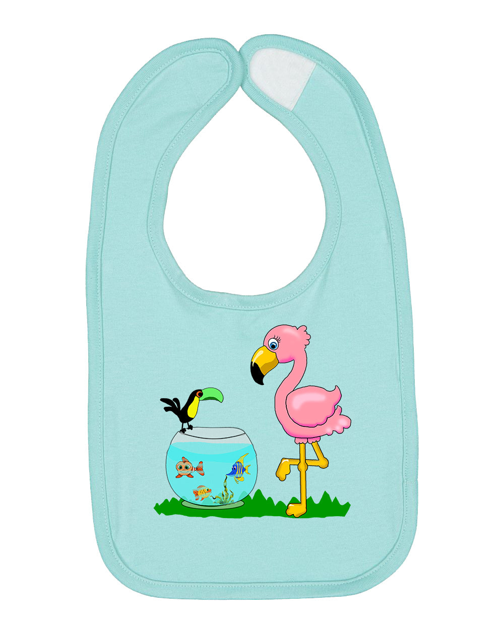 Flamingo on Bib