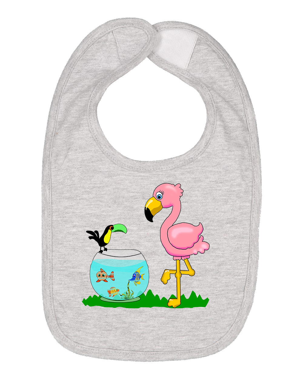 Flamingo on Bib