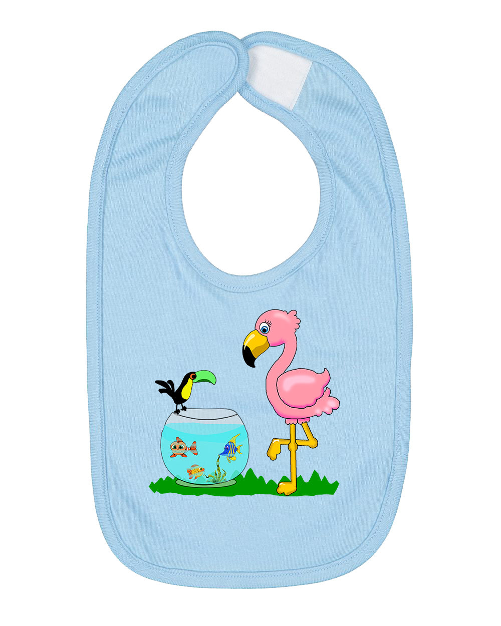 Flamingo on Bib
