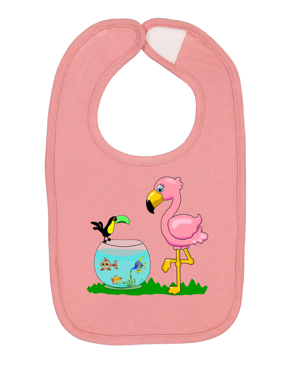 Flamingo on Bib