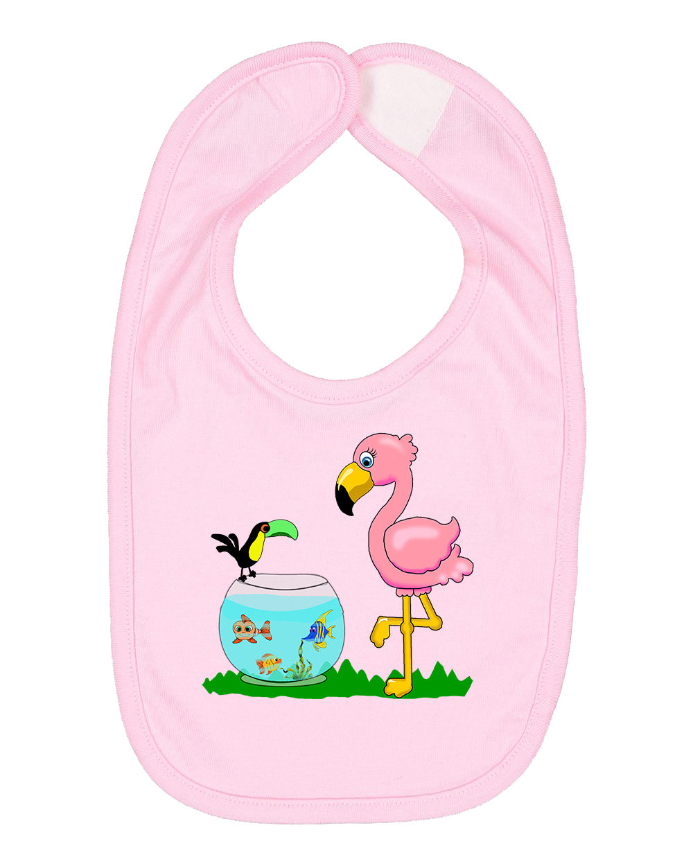 Flamingo on Bib