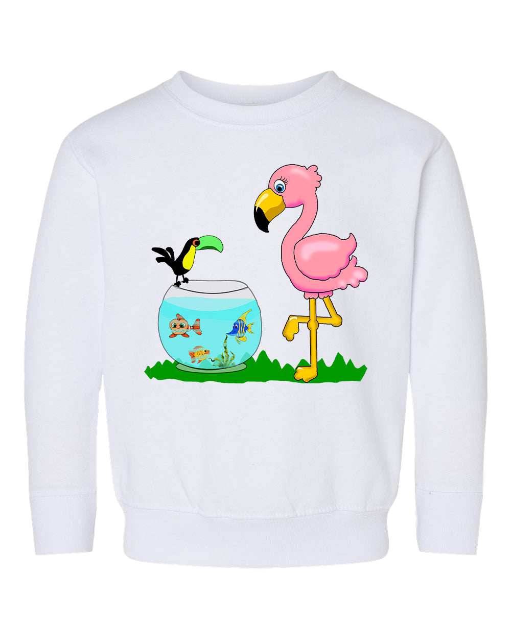 Flamingo Toddler Sweatshirt