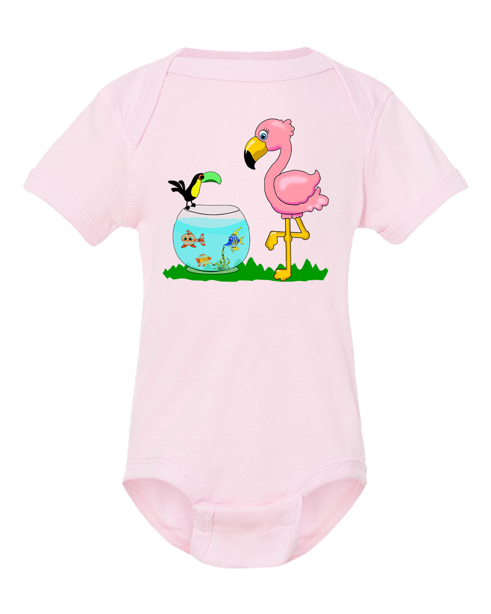 Flamingo on Onesie