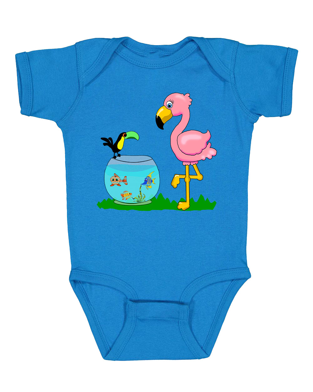 Flamingo on Onesie