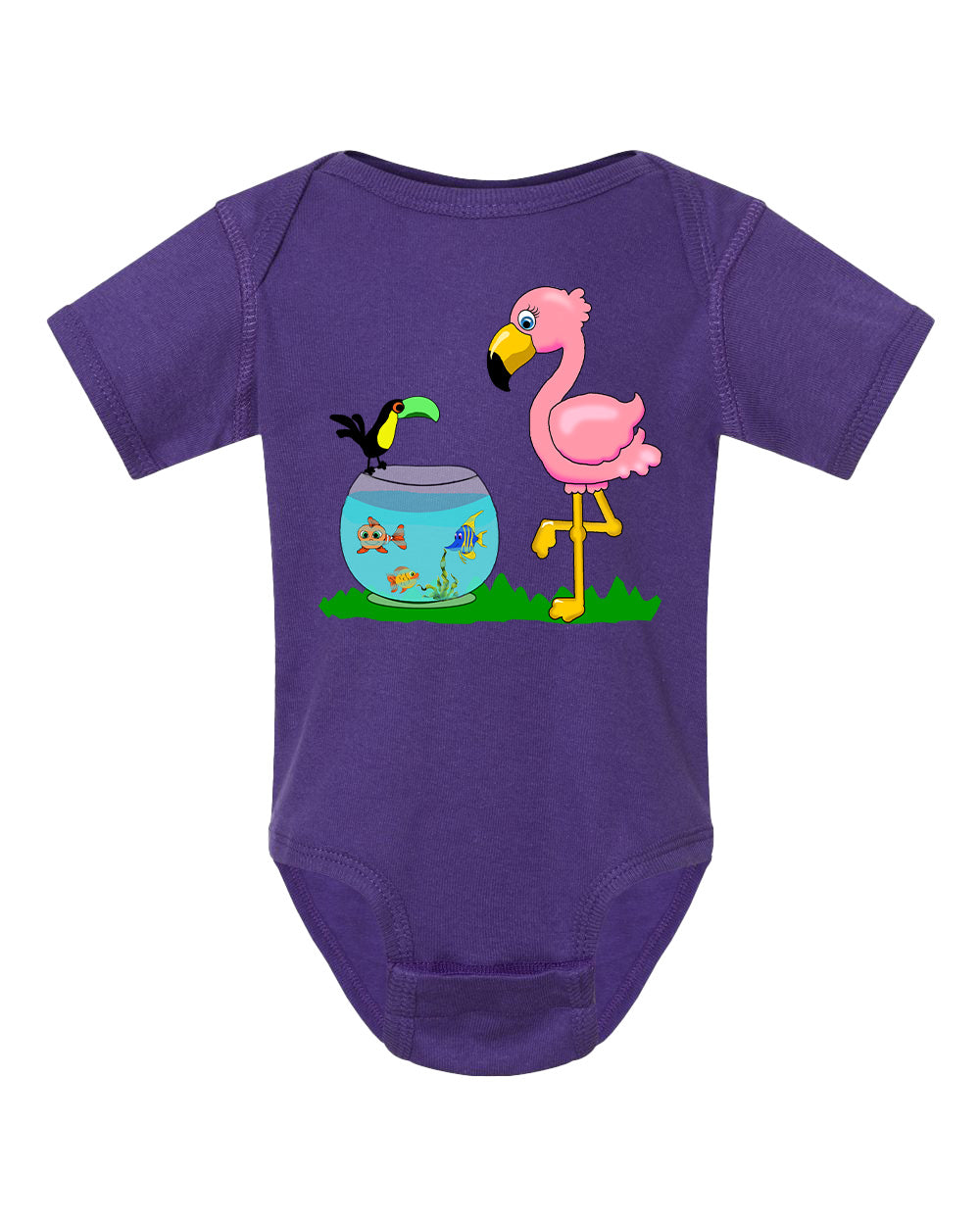 Flamingo on Onesie