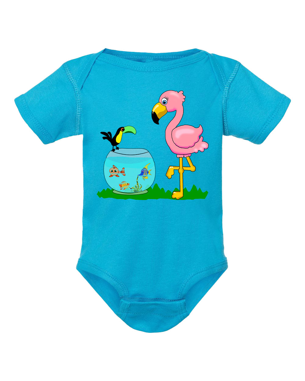 Flamingo on Onesie