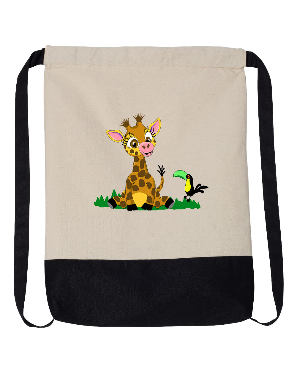 Giraffe Drawstring Backpack