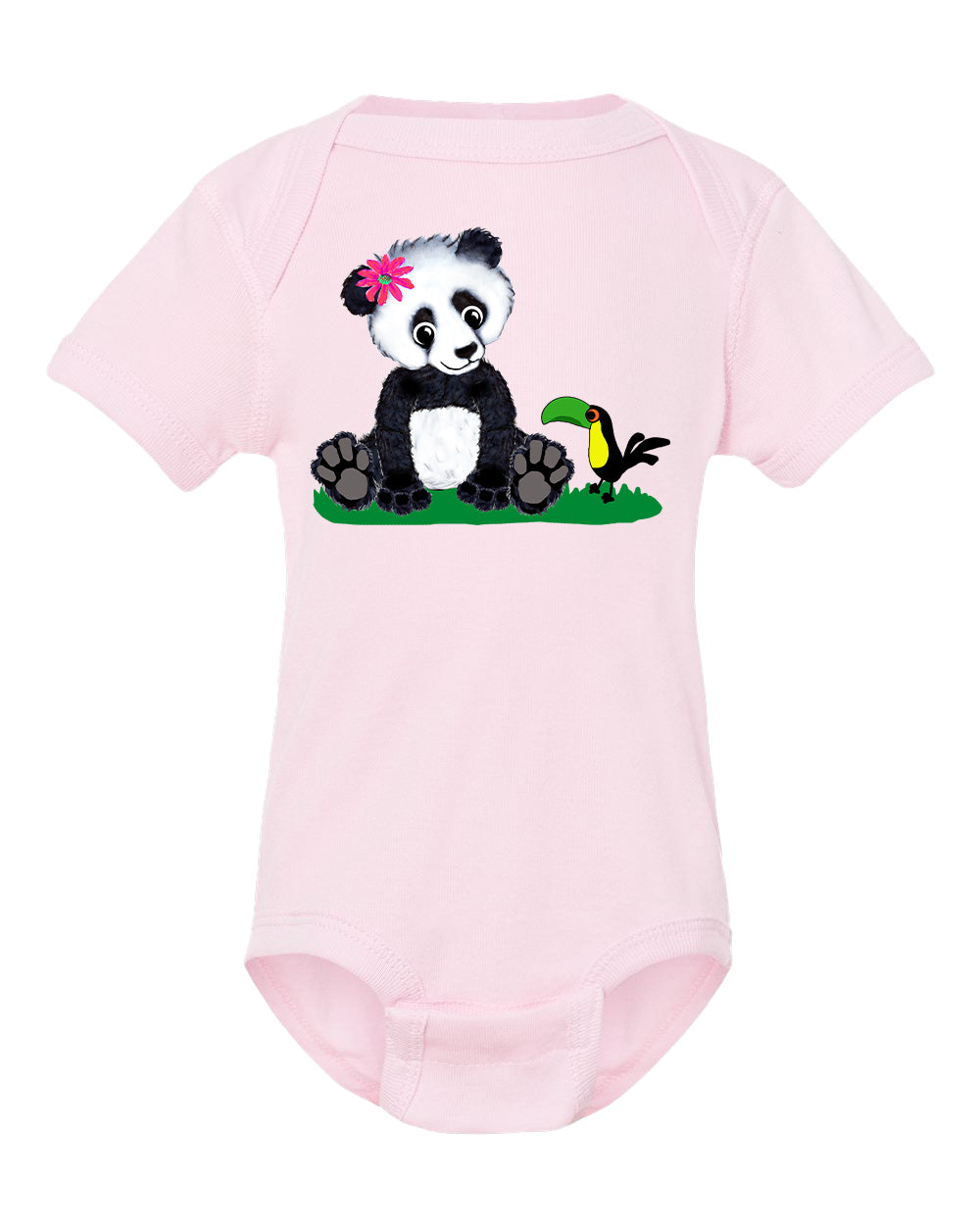 Girl Panda on Onesie