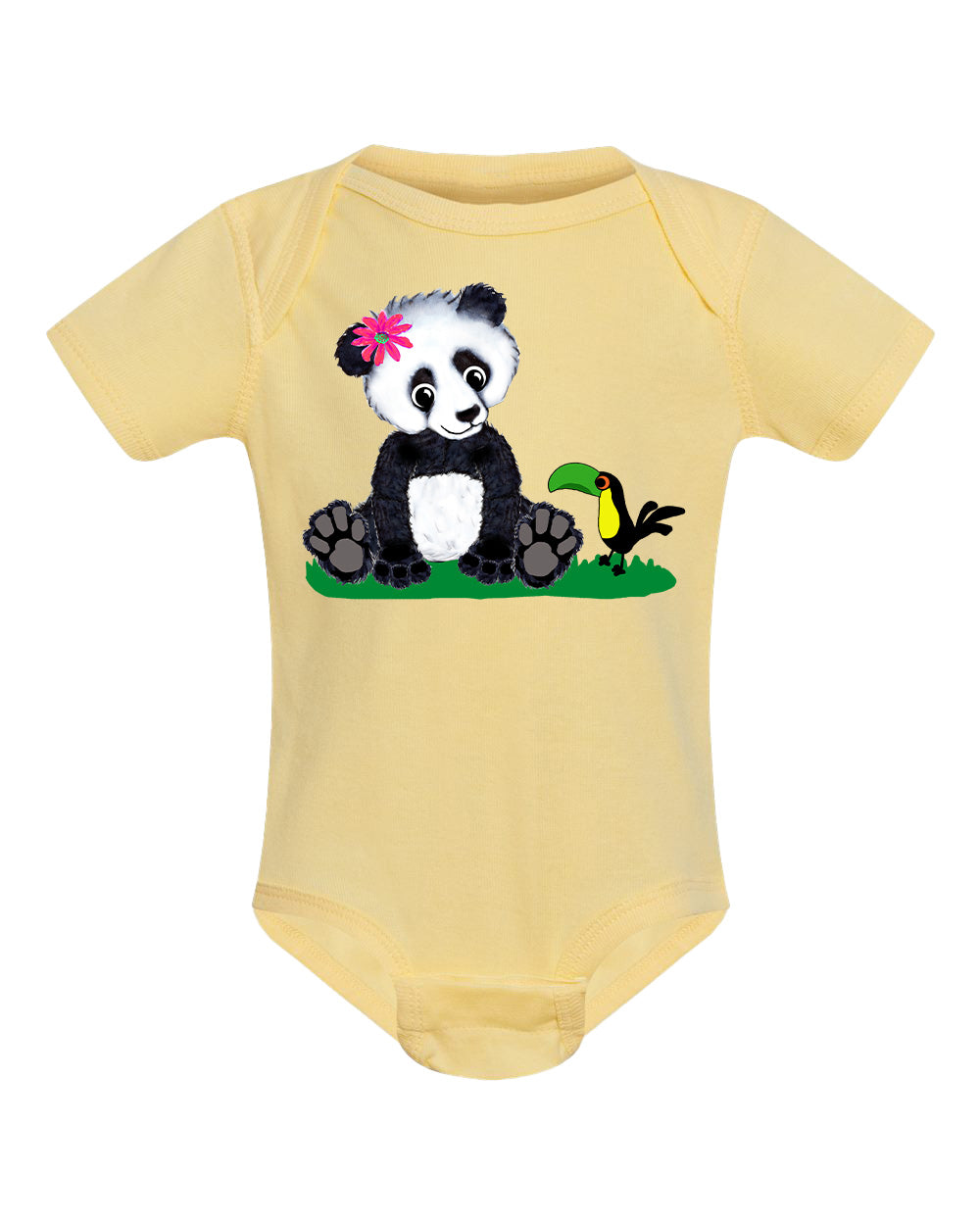 Girl Panda on Onesie