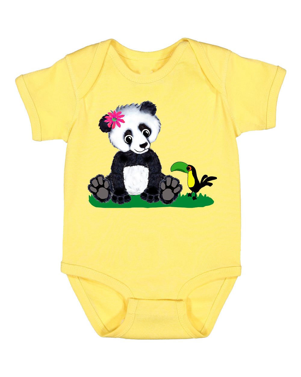 Girl Panda on Onesie