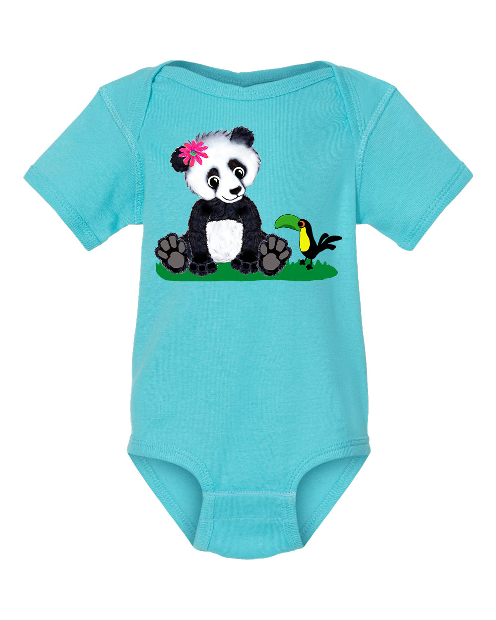 Girl Panda on Onesie