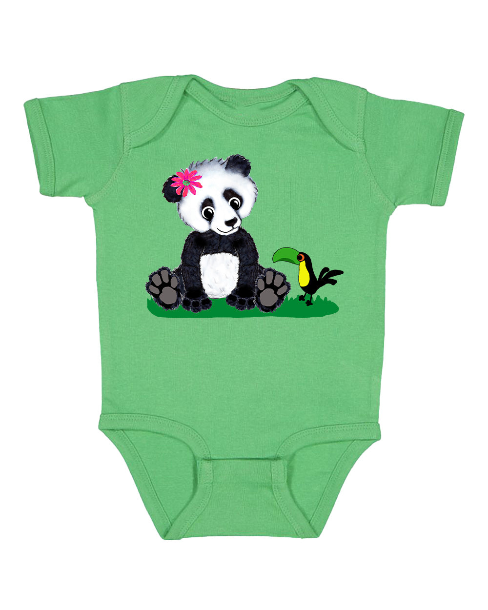 Girl Panda on Onesie