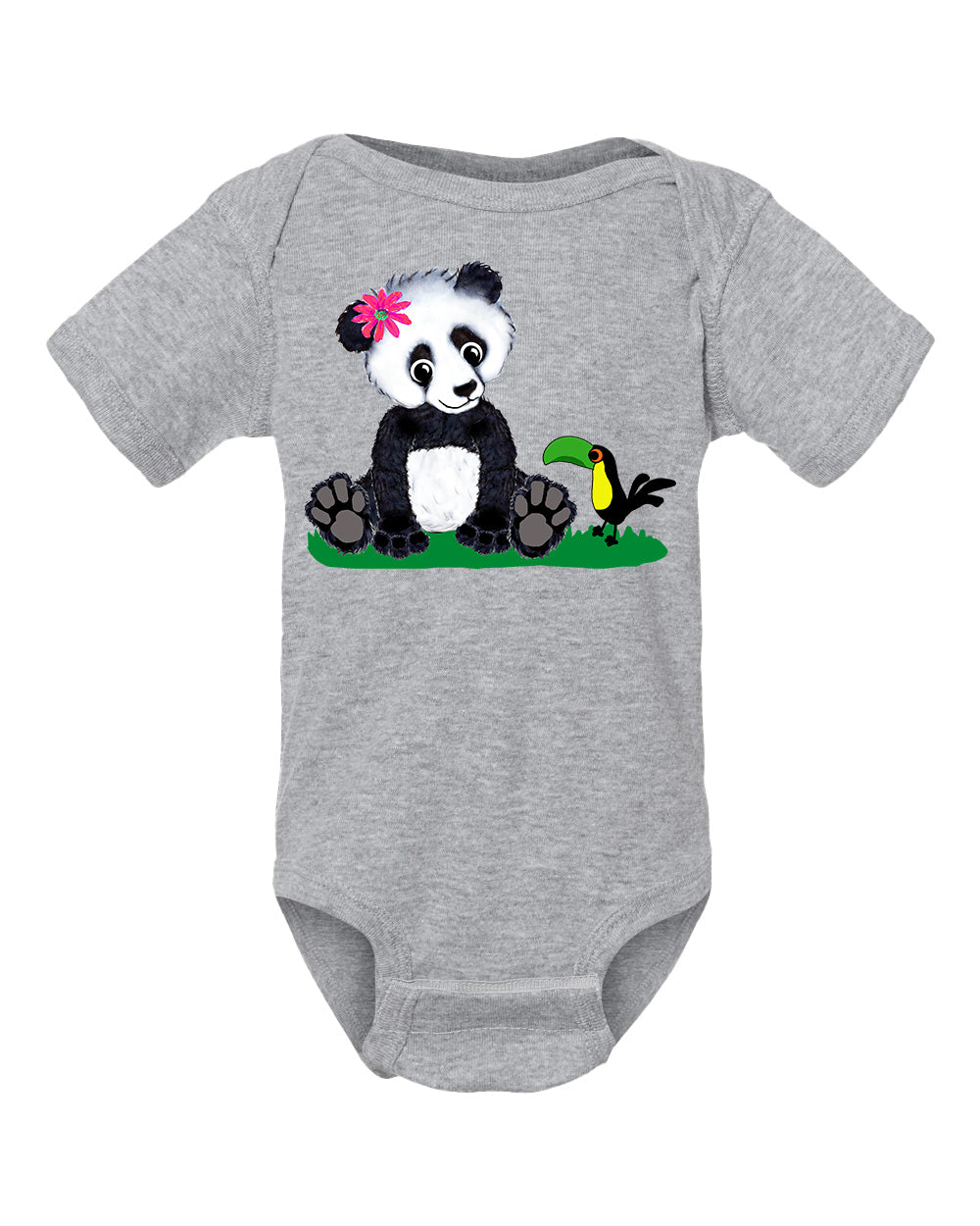 Girl Panda on Onesie