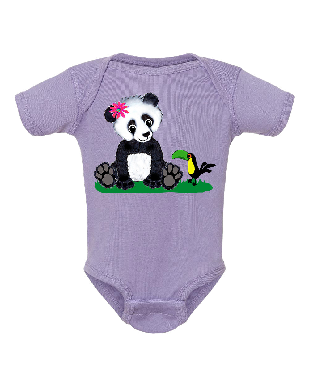 Girl Panda on Onesie