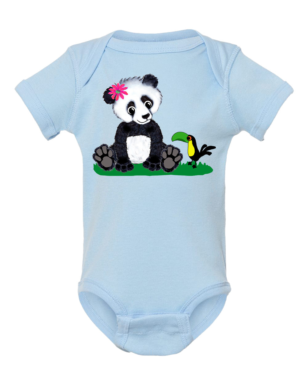 Girl Panda on Onesie