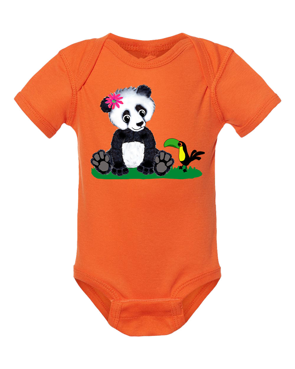 Girl Panda on Onesie