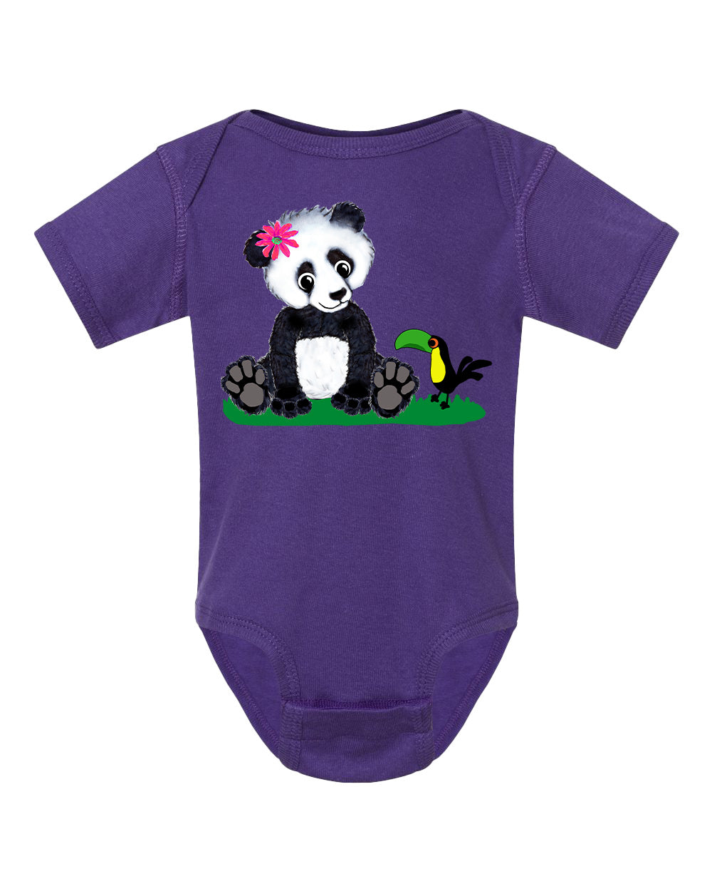 Girl Panda on Onesie