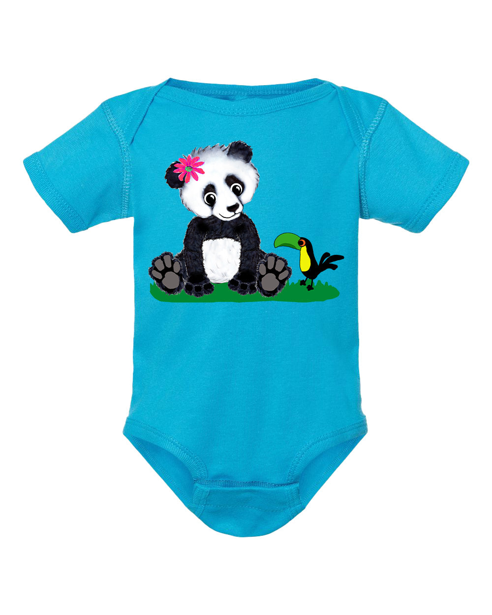Girl Panda on Onesie