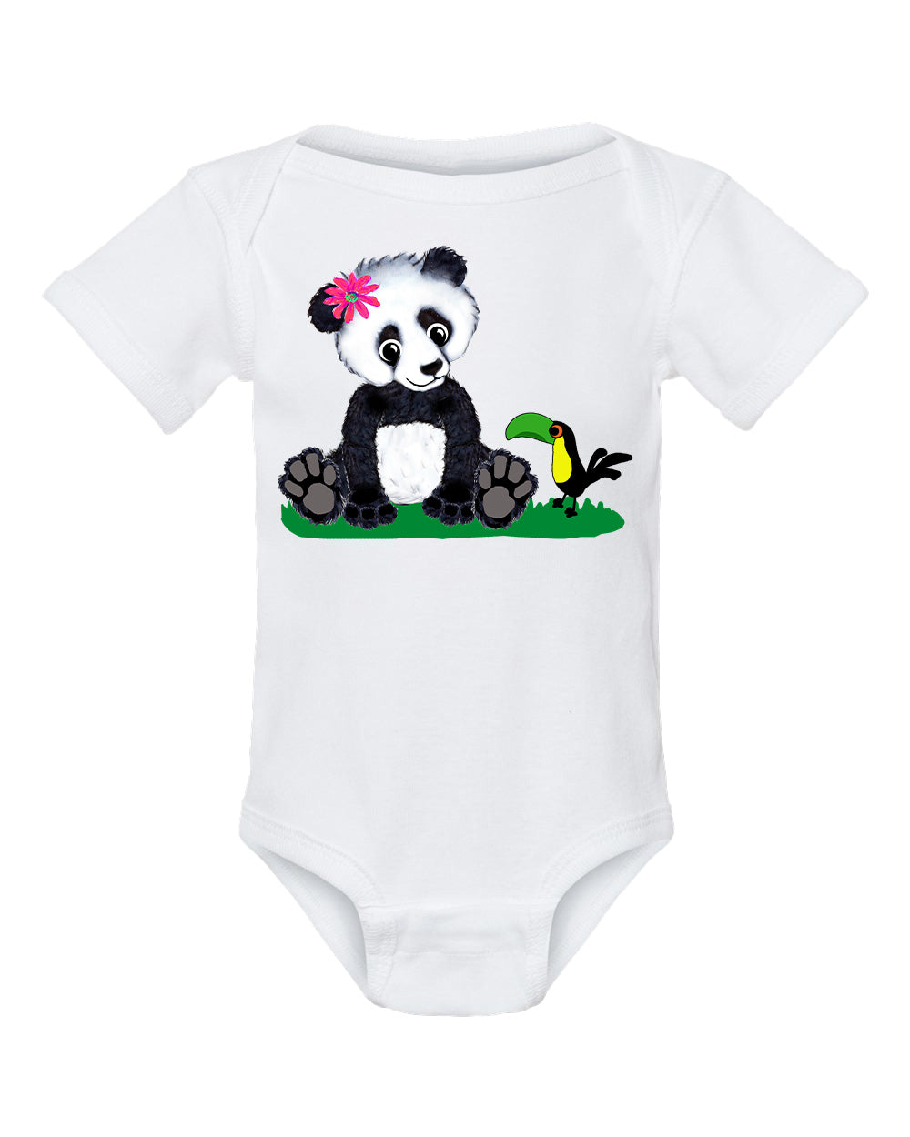 Girl Panda on Onesie