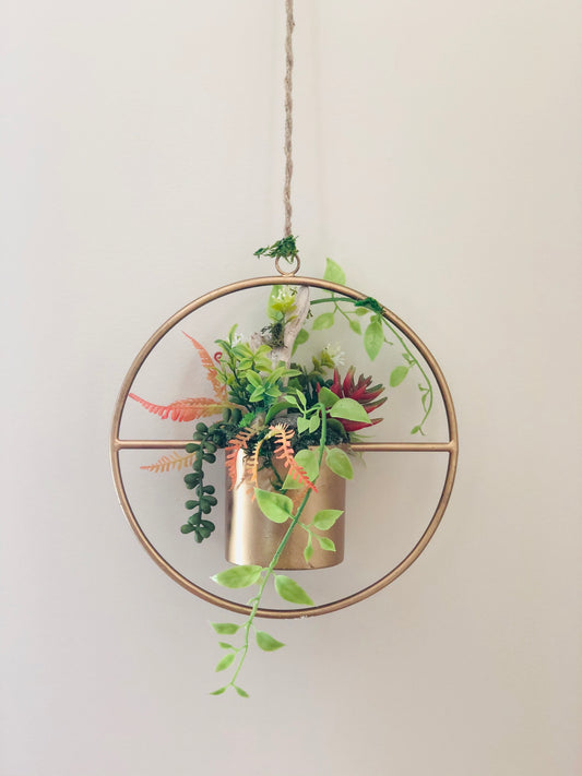 Gold Hanging Circle