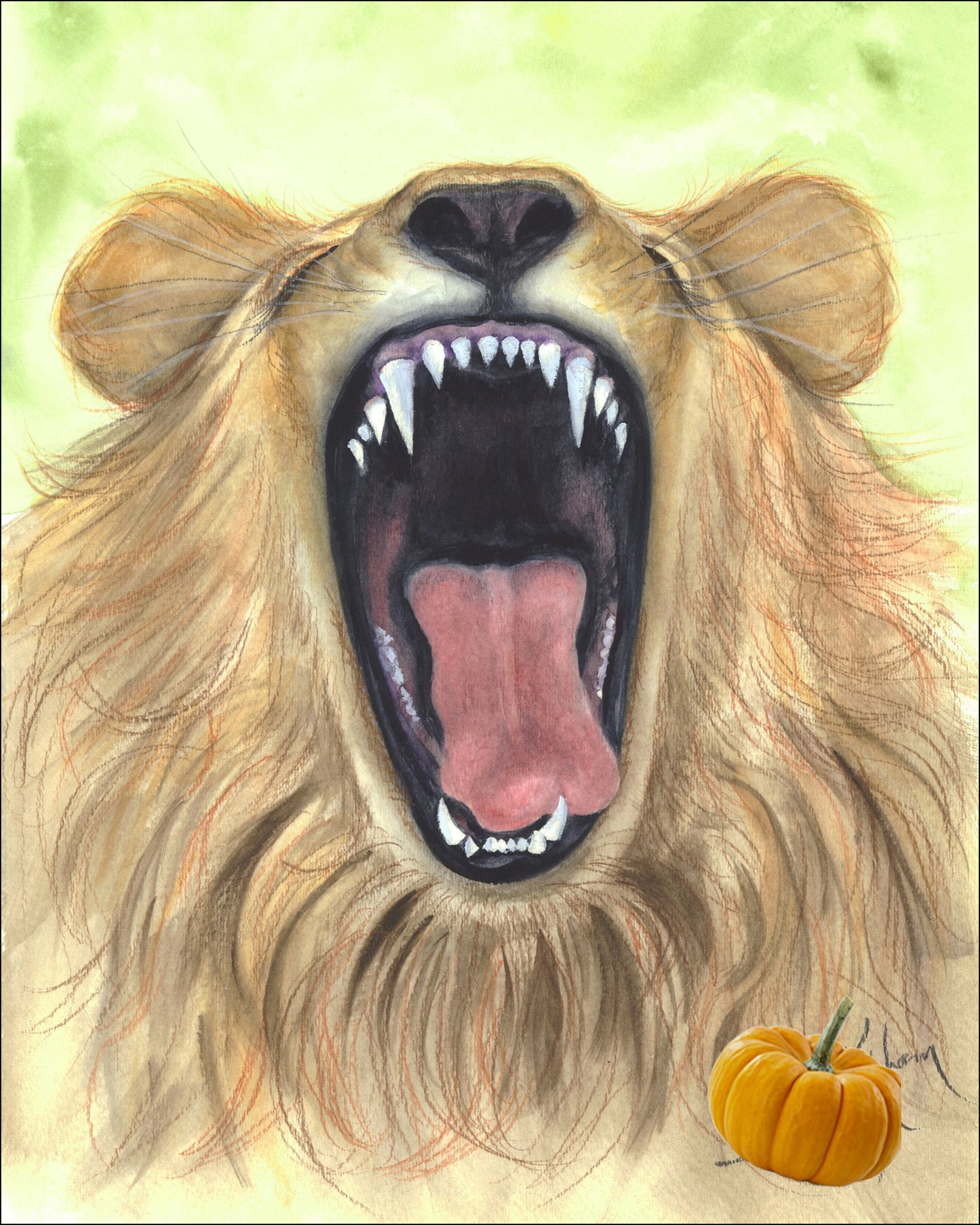 Yawning Lion - October special