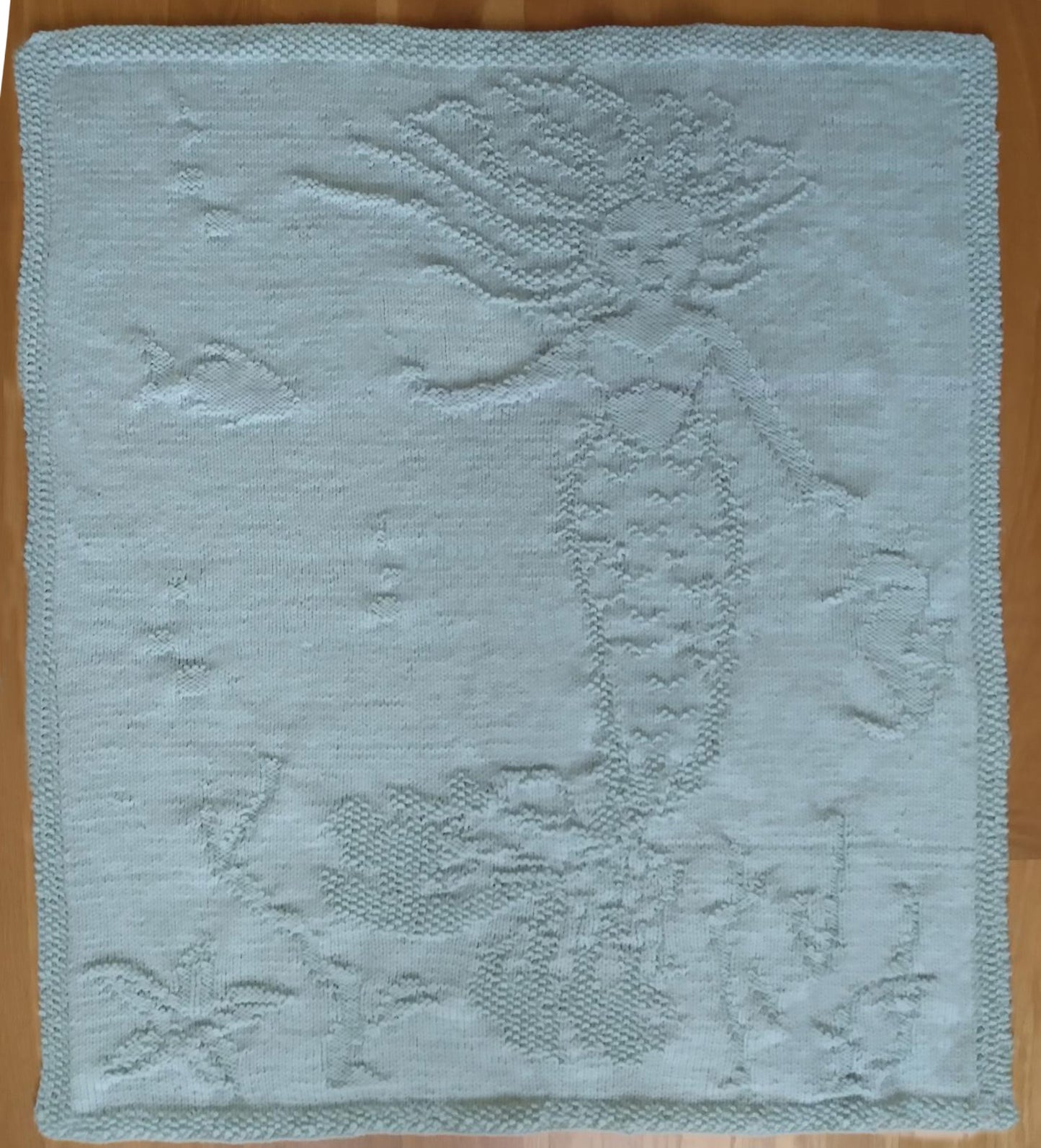 Mermaid in the Sea Baby Blanket (Knitting Pattern)