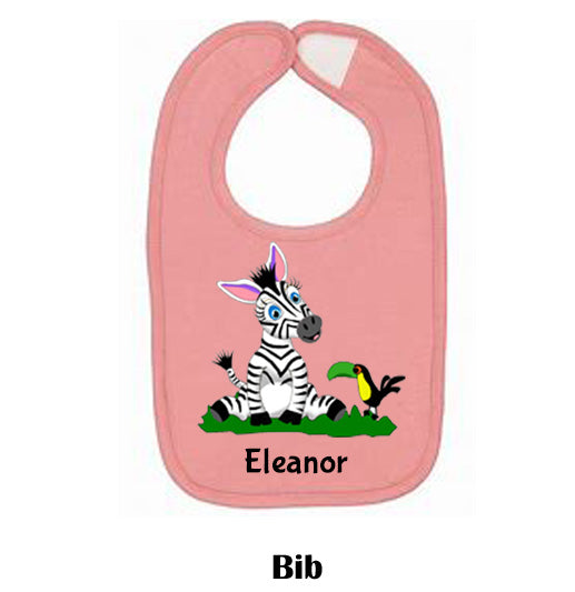 Zebra on Bib