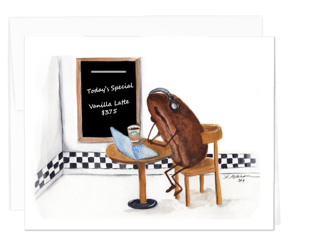 Coffee Lovers Note Card Collection - Coffee Shoppe