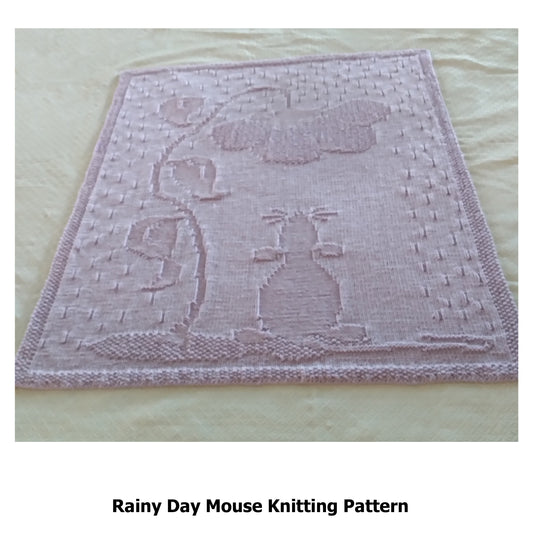 Rainy Day Mouse Baby Blanket