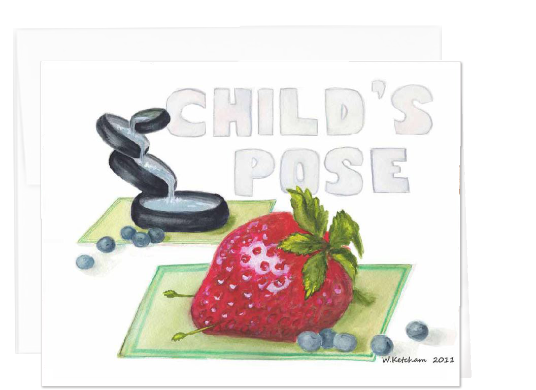 On the Yoga Mat collection - Childs pose