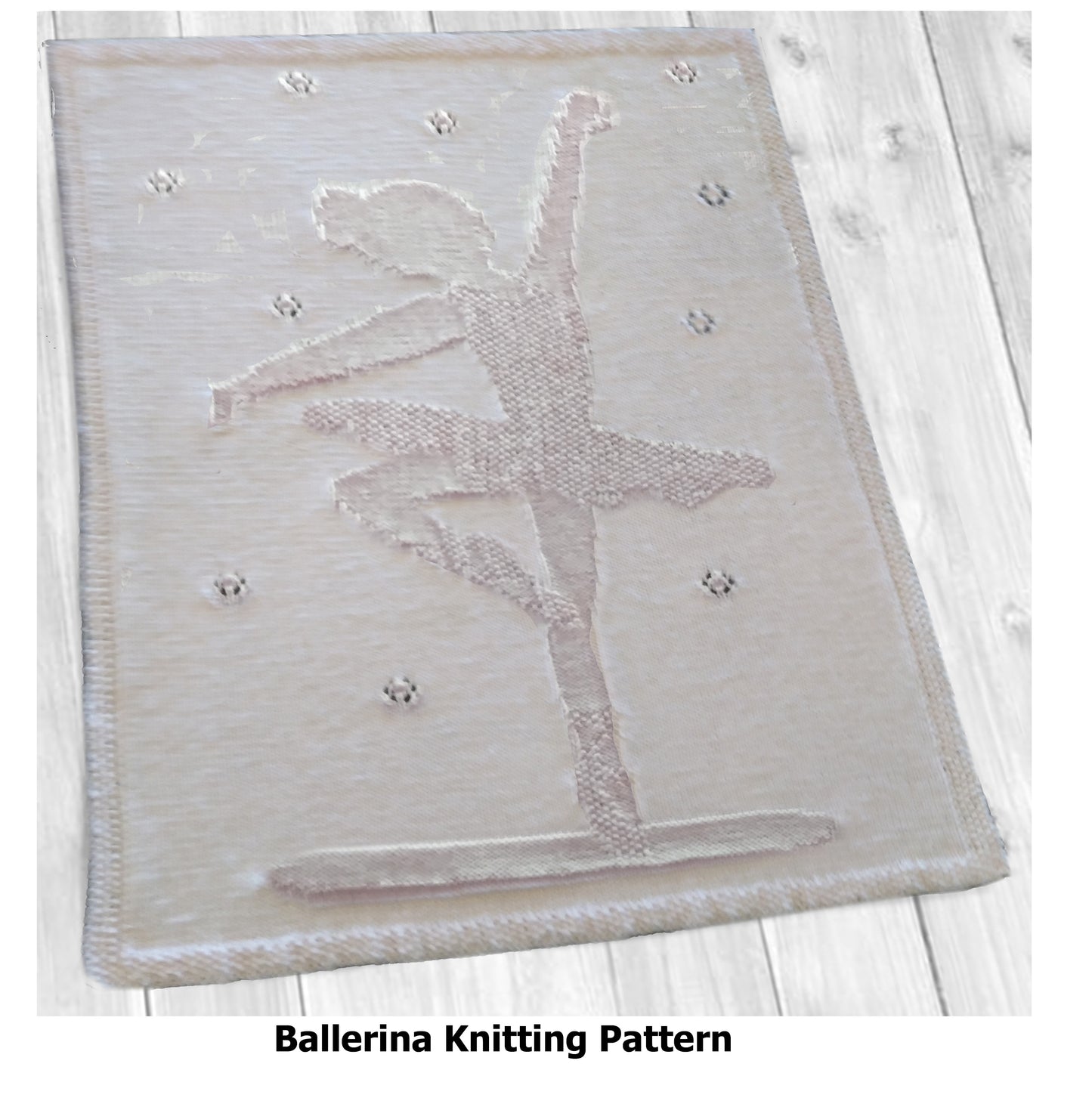 Ballerina Baby Blanket Knitting Pattern