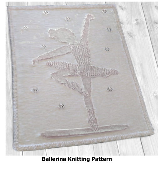 Ballerina Baby Blanket Knitting Pattern