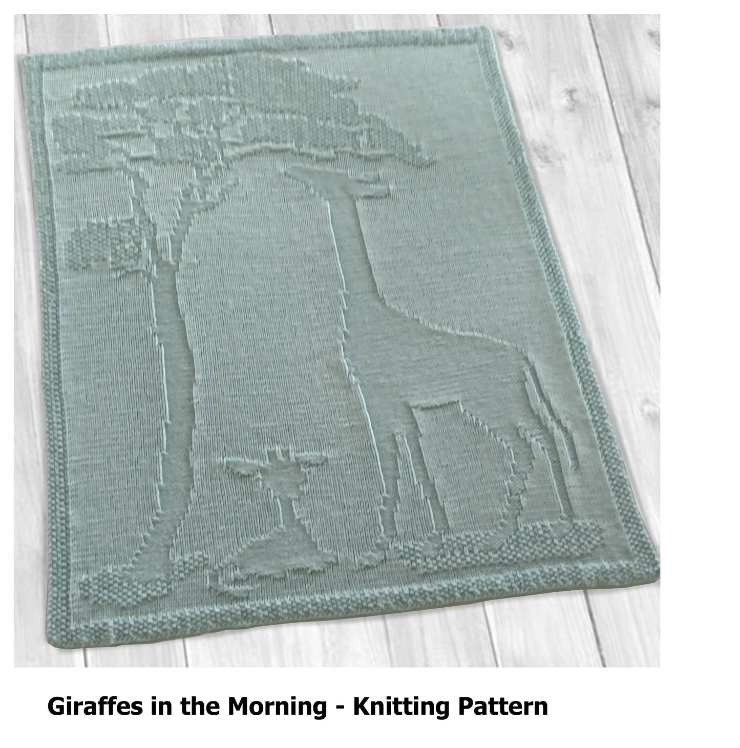 Giraffes in the Morning Baby Blanket (baby blanket)