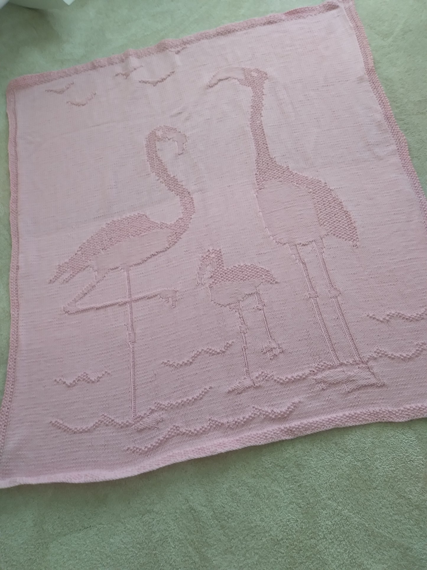 Flamingo Afghan