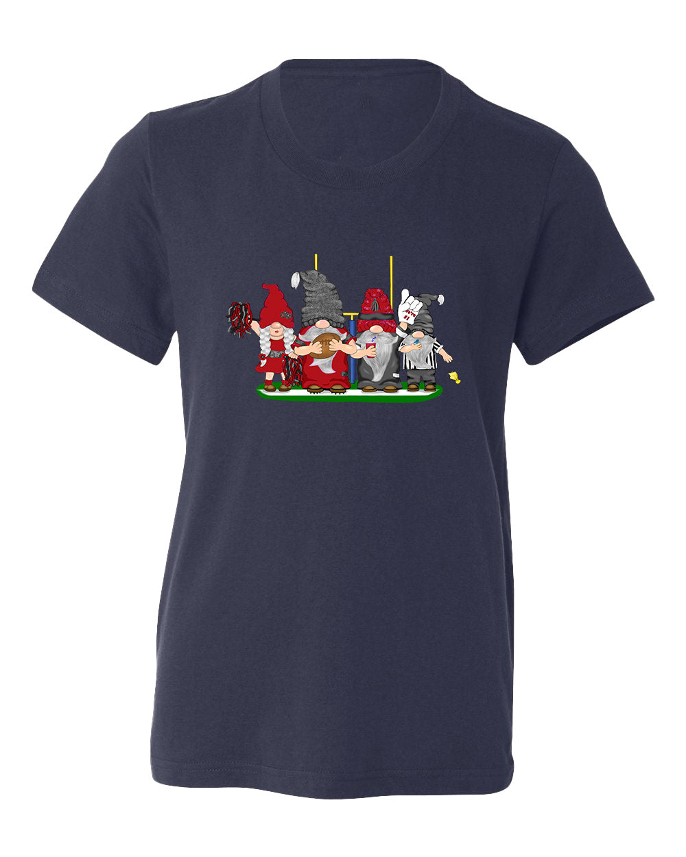 Red & Black Football Gnomes  (similar to Arizona) on Kids T-shirt