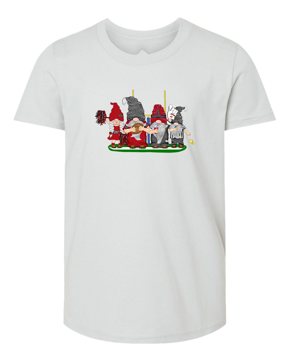 Red & Black Football Gnomes  (similar to Arizona) on Kids T-shirt